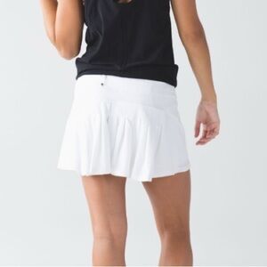 NWT Lululemon Circuit Breaker Skirt White Sz 12 Reg